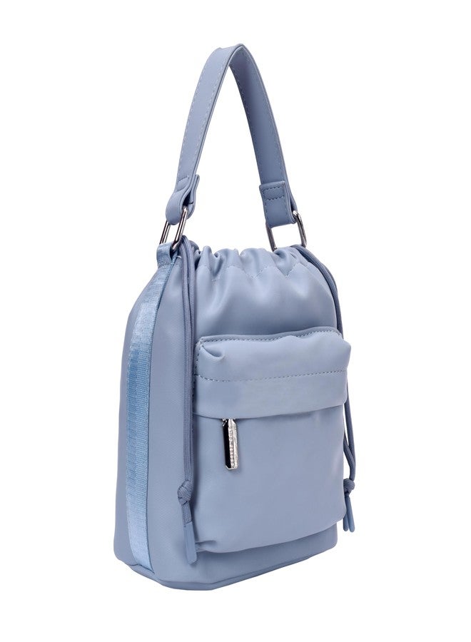 Lino Perros Womens Blue Mini Handbag - Image 3
